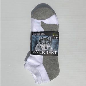 EVERBEST Low Ankle Socks PACK OF 3